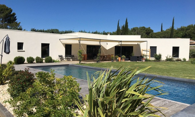 Saint-Cannat Villa | Contemporary villa with swimming pool set in 4000m2 of landscaped grounds