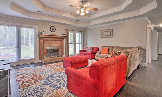 Conyers House | Conyers Country Retreat with Yard & Patio!