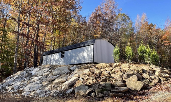 Winona RV Rental | Copperhead Cabin #1 with trail access ! Pet Friendly