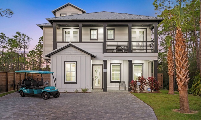 Emerald Waters Village House | Coral Bay-Luxury Home with Golf Cart, Private Pool, Nature Views!