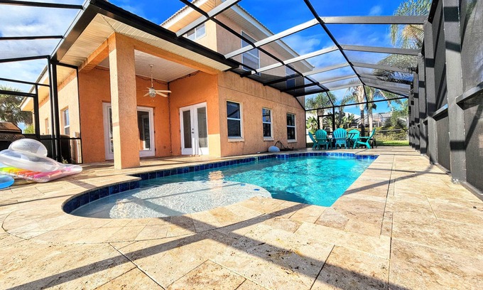 Marineland Acres House | "Coral Casa" Amazing Pool House next to the Beach! 3 Min Walk! Awesome Pool!