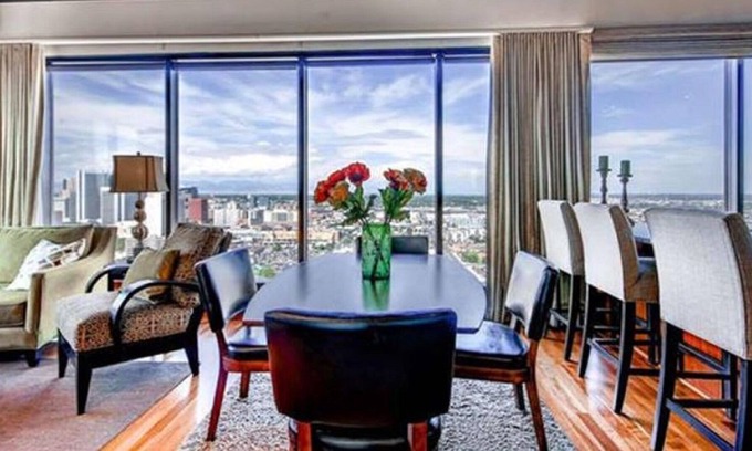Five Points Condo | Corner penthouse with THE best city and mountain views in Denver