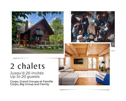 Lac Superieur Village Ski Chalet | Corpo Big Group or Family 20 people 2 properties