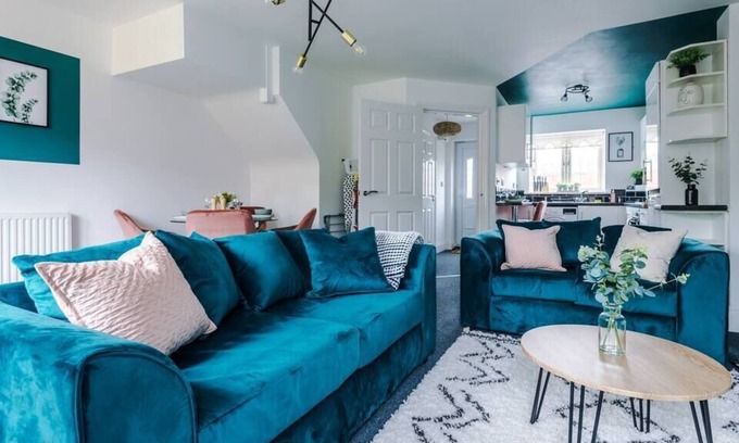 Crosby House | ◑Cosy 4 Bed House ◑Master Ensuite ◑Wifi ◑Nr Park