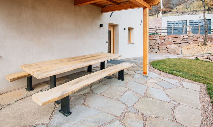 San Genesio Atesino Villa | Cosy apartment in villa for 4 guests with WIFI, TV, patio and parking