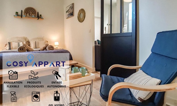 Quartier Saint-Marc - Croix de Pierre - Saint-Nicaise Apartment | Cosy'Appart - LA ROSE
