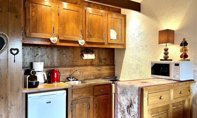 Le Bettex Apartment | Cosy studio with garden and view of Mont Blanc