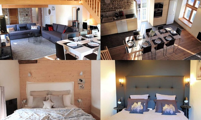 Meximieux Apartment | Cottage 3 * 85m2 with swimming pool- prox St-Vulbas PIPA, CNPE, Pérouges