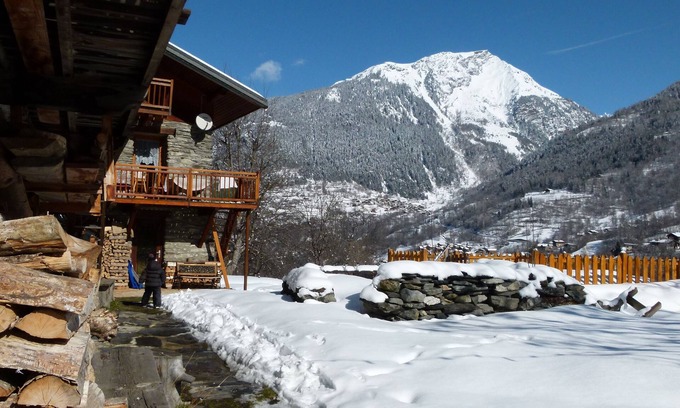 Villaroger Apartment | Cottage in small mountain village near the domain of arcs