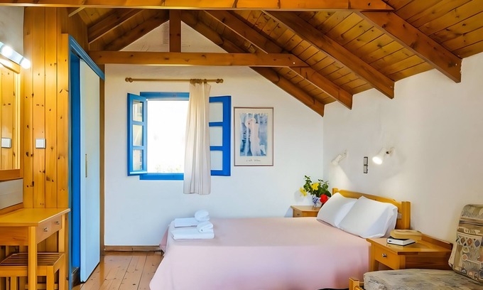 Kantanos-Selino Cottage | Cottage 'Olive Tree 1' with Sea View, Private Terrace and Wi-Fi