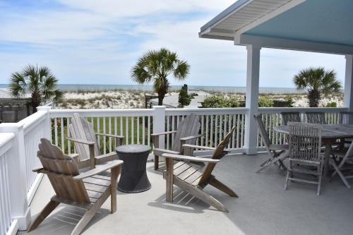 St. Augustine Beach House | Cottage One Gorgeous Ocean View From 60 foot Deck