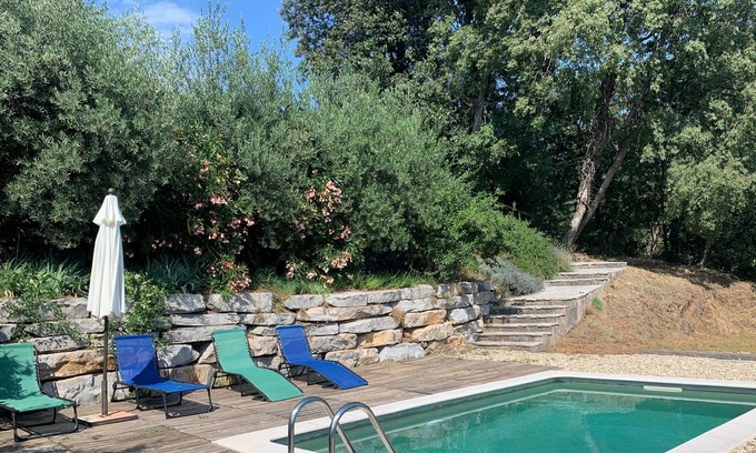 Cros House | Cottage: swimming pool, jacuzzi, sauna & breathtaking view of the Cévennes