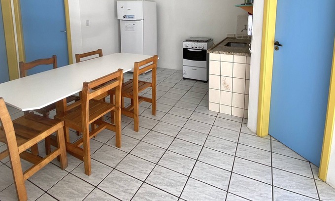 Lazaro Ski Chalet | Cottages 1 minute from the beach - Ubatuba - Flat 5