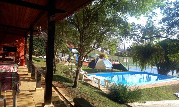 Vila Machado House | Country house with 2 (two) pools and tennis court.