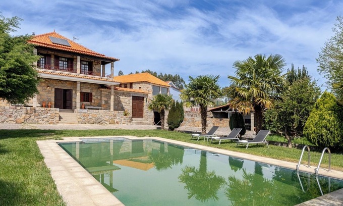 Gondalaes House | Country Villa w/Pool, Court and Views by HostWise