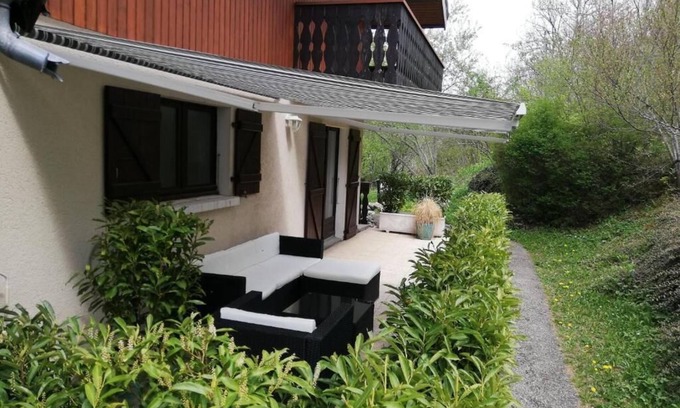 Thollon-les-Memises Apartment | COUP DE COEUR - STUDIO NEAR EVIAN LES BAINS - SOUTH-FACING TERRACE - FREE PARKING