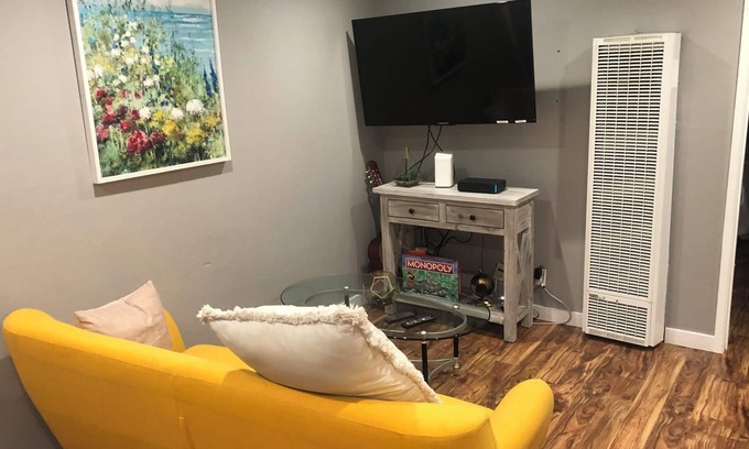 Belmont Apartment | Cozy 1-BR unit, great for working at home & small patio to enjoy your coffee