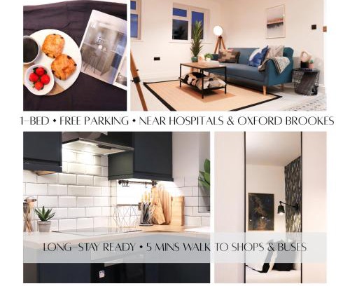 Headington Apartment | Cozy 1BR in Headington Oxford w off-road Parking