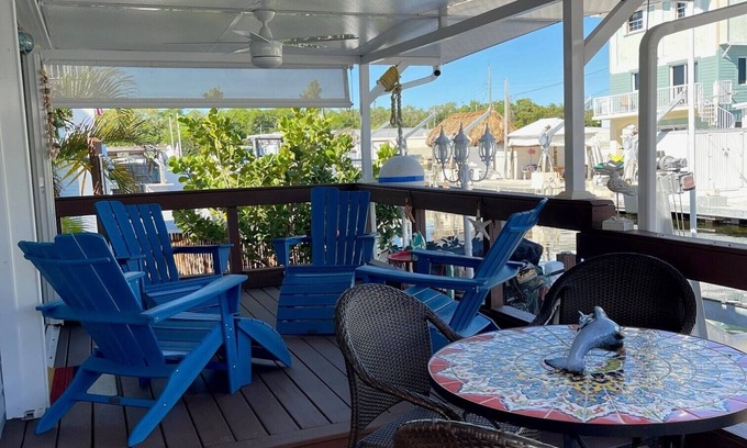 Key Largo Village House | Cozy 2 Bedroom 2 Bath Canal Front Home Key Largo