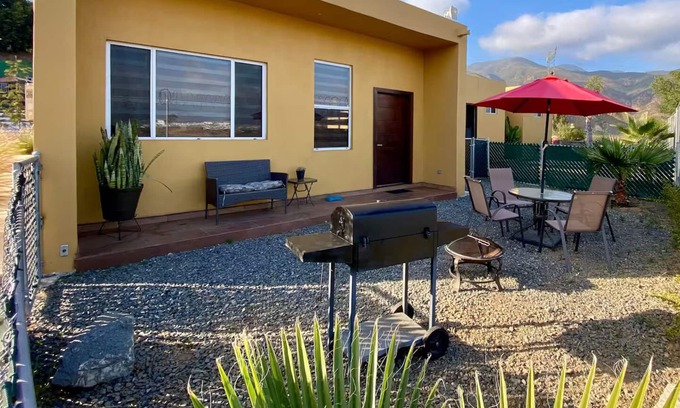 Ensenada Apartment | Cozy and pet friendly Studio! Mountains view, gated patio!