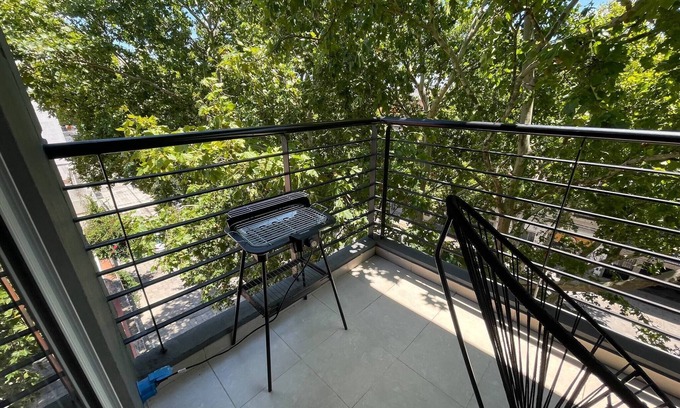 Comuna 15 Apartment | Cozy and Versatile Studio in Villa Urquiza With Balcony and Electric Grill