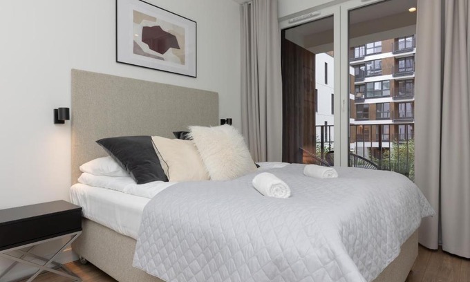 Mokotow Apartment | Cozy Apartments Domaniewska with Gym & Sauna in Mokotów by Noclegi Renters