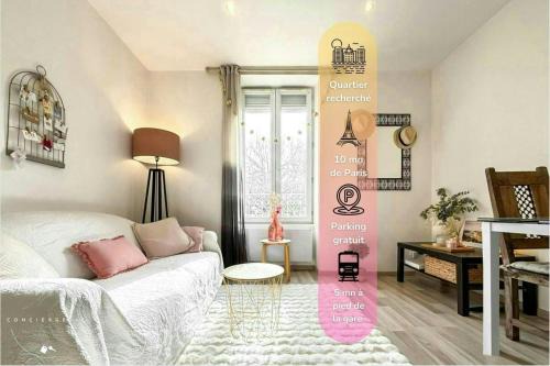 Les Muriers Apartment | Cozy appartement Bords de Marne