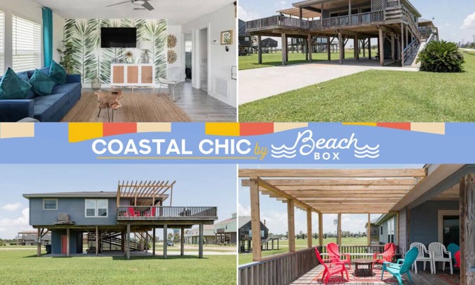Galveston House | Cozy Beach House with Huge Deck and Stunning Views