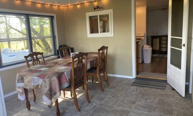 Neillsville House | Cozy Cabin/House on 12 acres near UTV trails/Lake/Hunting land