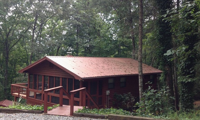 Blairsville Cabin | Cozy Cabin North GA Mountain - Pet Friendly!