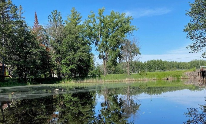 International Falls House | Cozy Cabin on River/ Lake Accessible One Level Private Duplex
