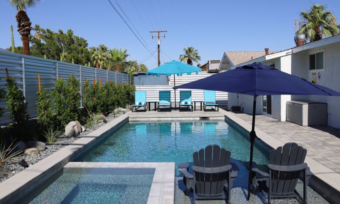 Chino Canyon House | Cozy Cortez - Minimalist Saltwater Pool Oasis