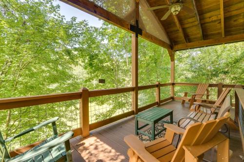 Hayesville House | Cozy Creekside Cabin with Fire Pit and Views!