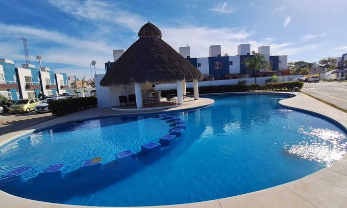 Mezcales Condo | Cozy family Pet-friendly condo, 10minutes from nearest beach, 1min from the pool