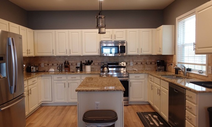Charlotte House | Cozy family size house , with deck and grill . Friendly ,quiet neighborhood !