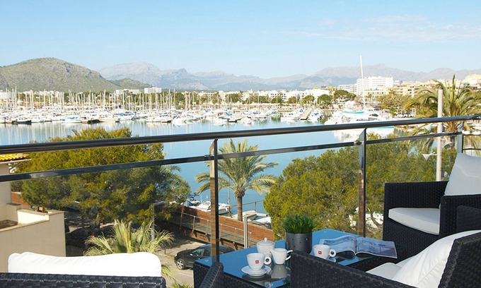 Alcudia Apartment | Cozy fit. brand new, terrace, sea view aircon