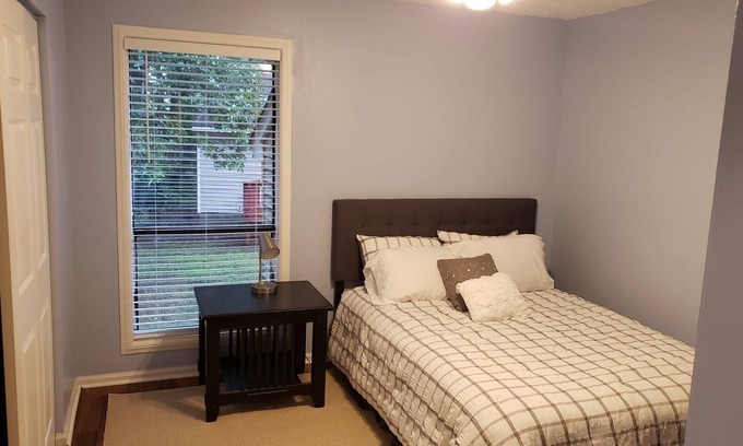 Croasdaile Farm Master House | Cozy Garden Townhome Near Hospitals and Downtown