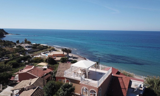 Skala Apartment | Cozy holiday apartment directly at the sea, fantastic sea view | Paramonas, Corf