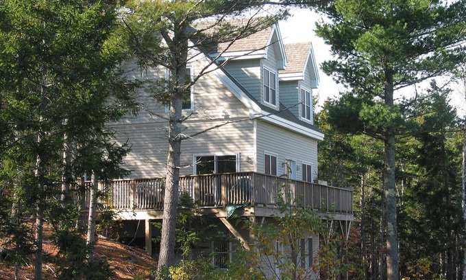 Salsbury Cove House | Cozy Home high over Frenchman's Bay and Tranquil Woods