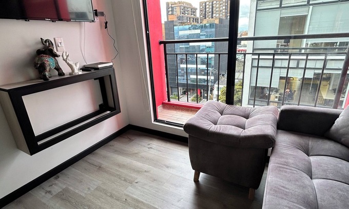 La Castellana Apartment | Cozy Loft Northern Zone, Street 100, Free Parking