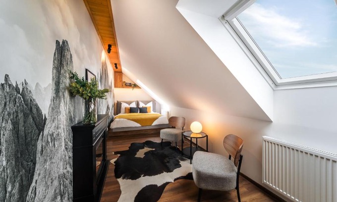 Velka Lomnica Apartment | Cozy mountain attic apartment in High Tatras