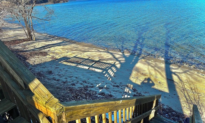 Traverse City House | Cozy private waterfront retreat near Traverse city and Sutton’s bay.