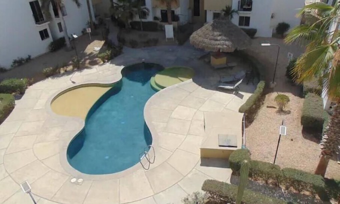 Ampliacion Juarez Condo | Cozy Rooftop Condo with Pool and Garden View in Cabo san Lucas
