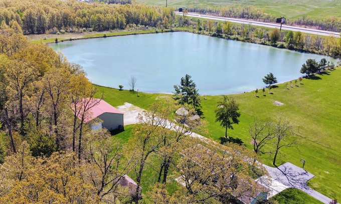 Michigan City House | Cozy Secluded Estate with a Private Pond - Easy Access and Pet Friendly