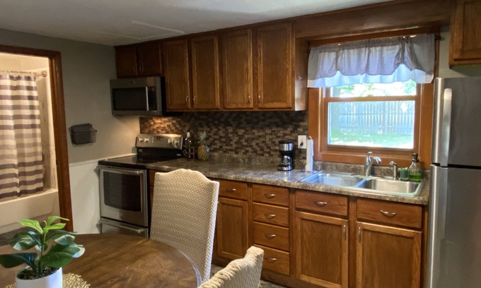Rib Mountain House | Cozy Ski retreat under 2 miles from Granite Peak. Pet and family friendly