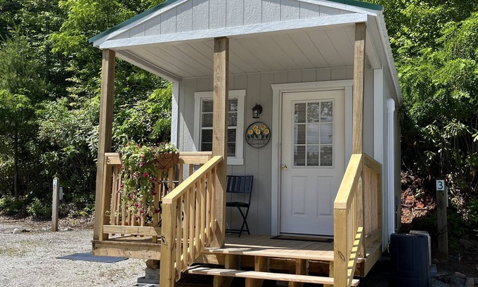 Lake Toxaway Cabin | Cozy Sleep Cabin located at Panther Ridge RV Park & Campground