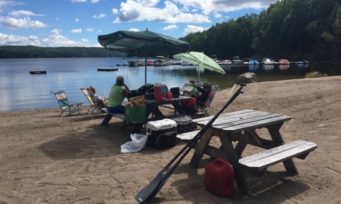 West Bridgton House | Cozy Summer Getaway with Lake Beach and Boating Access