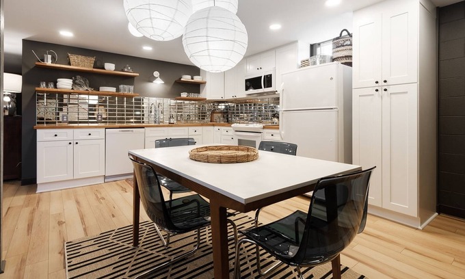 Morganton House | Cozy walkout apartmenr with private entry