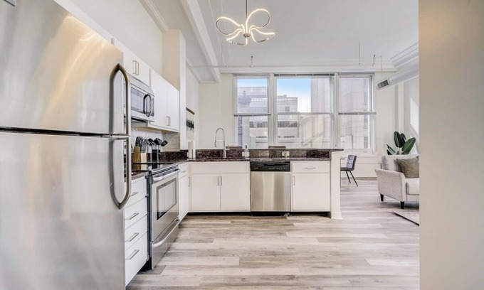 Mile Square Apartment | CozySuites The Block Skybridge Access