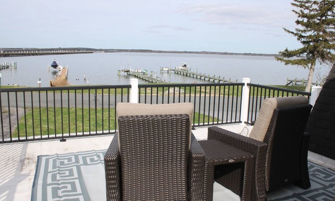 Cambridge House | Crabby Casa; Waterfront with pool and dock on the Choptank River in Cambridge MD